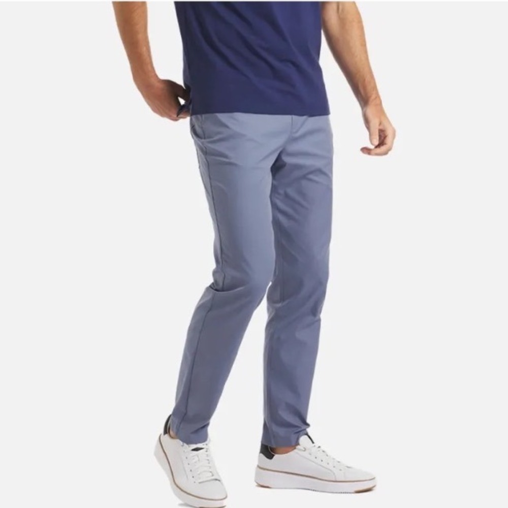 Public Rec All Day Every Day Pants Slate Blue 28/28 Mens Tapered Chino Stretch
